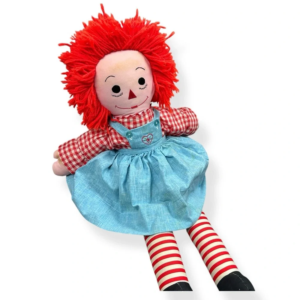 VTG Large Raggedy Ann Doll Handmade Doll And‎ Clothing 25